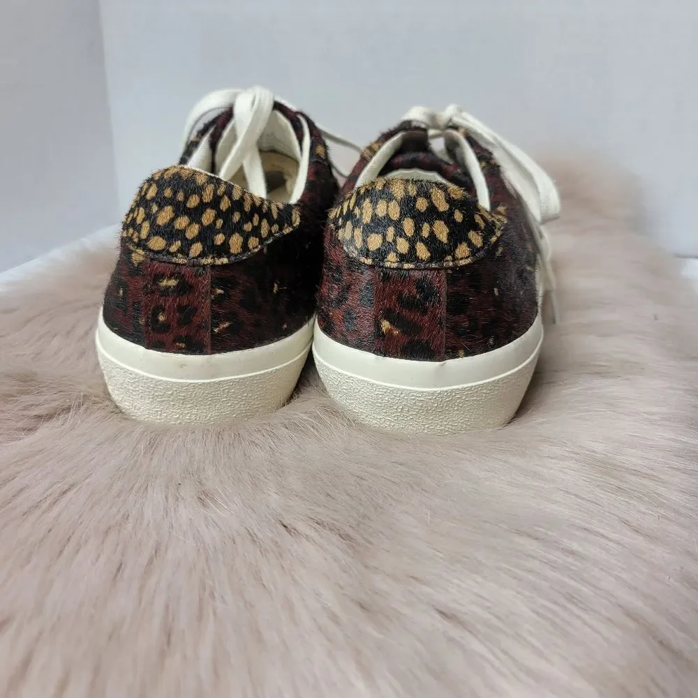 Madewell Sidewalk Lowtop Sneakers Leopard Print Sneaker Size 8.5